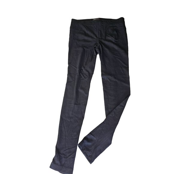 Vince Women's Black Knit Legging Pants Seam Detail size 8 - Picture 1 of 15
